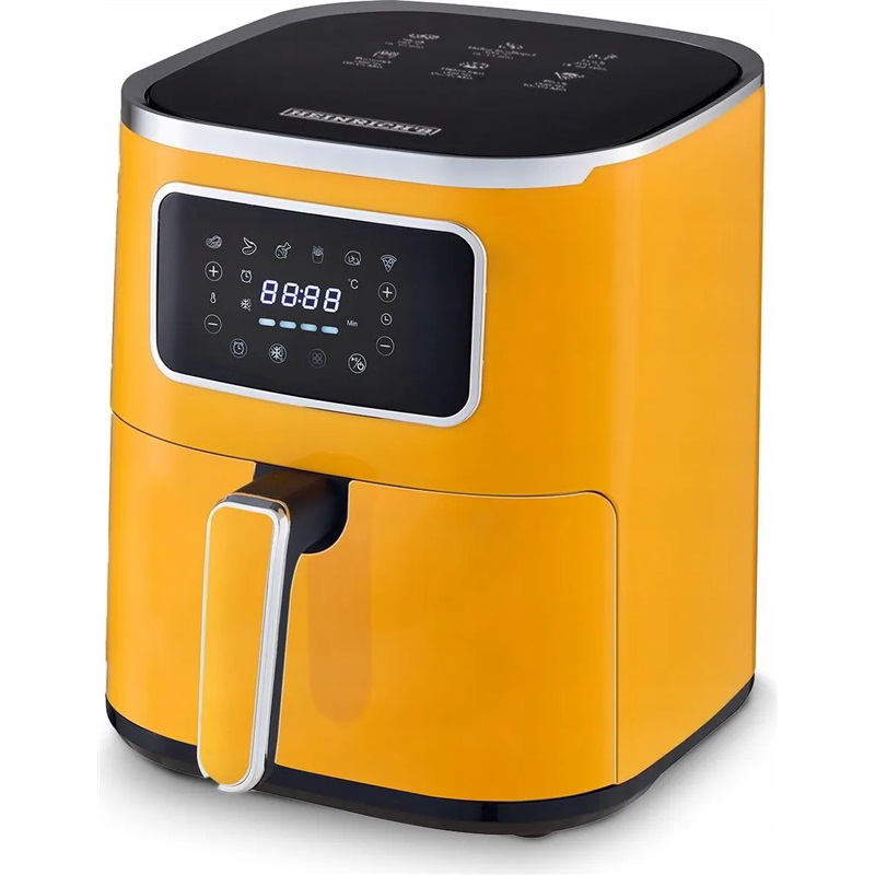 Heinrich‘s HFR 8216 AirFryer Forrólevegős sütő 5L 1450 Watt - Sárga (HFR 8216 ŻÓŁTA)