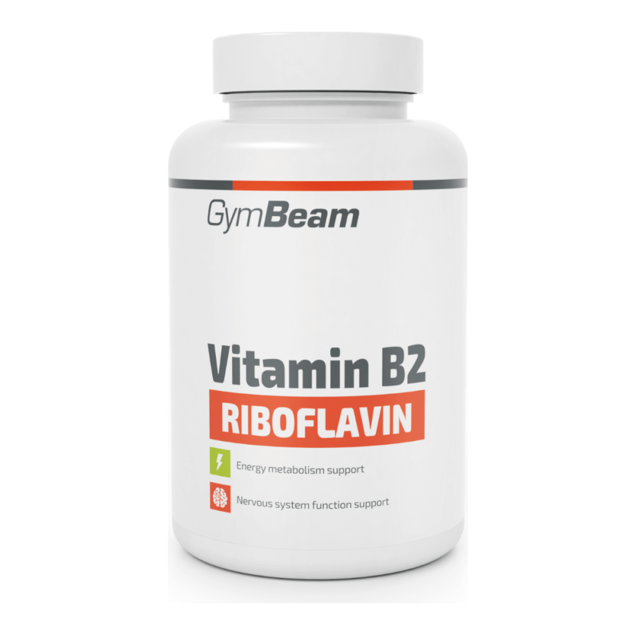 B2-vitamin (Riboflavin) - 90 kapszula - GymBeam (HMLY-69595-1-90caps)
