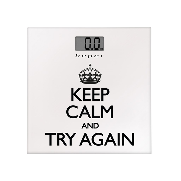 Електронен кантар Beper 40.821, 150 кг, 100 гр, Бял