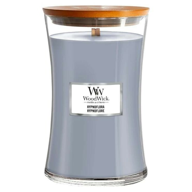 WoodWick Hypnoflora - Titokzatos fehér virág Illatgyertya 610g - Szürke (1759801E)