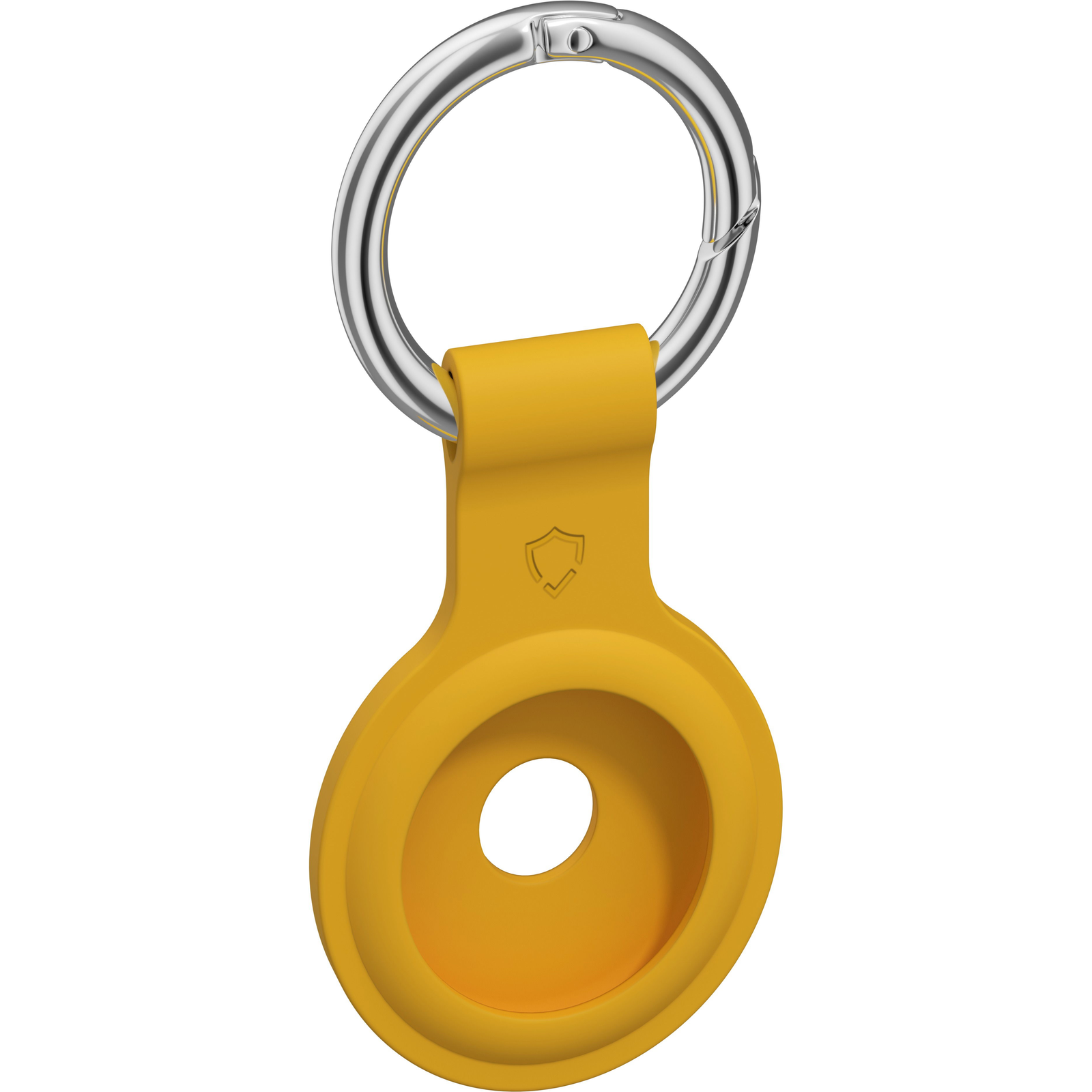 AlzaGuard Silicone Airtag Keychain, sárga (AGD-AKS002I)