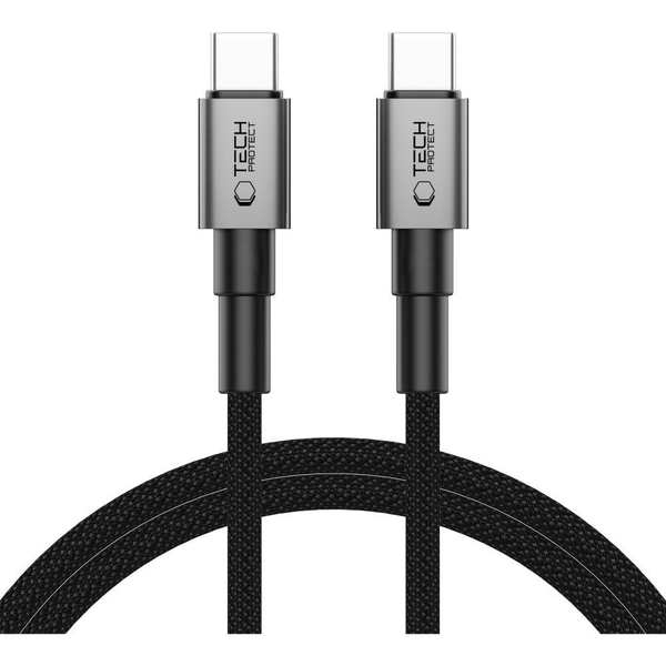 Kábel Tech-protect USB typ C - USB typ C 2 m sivý