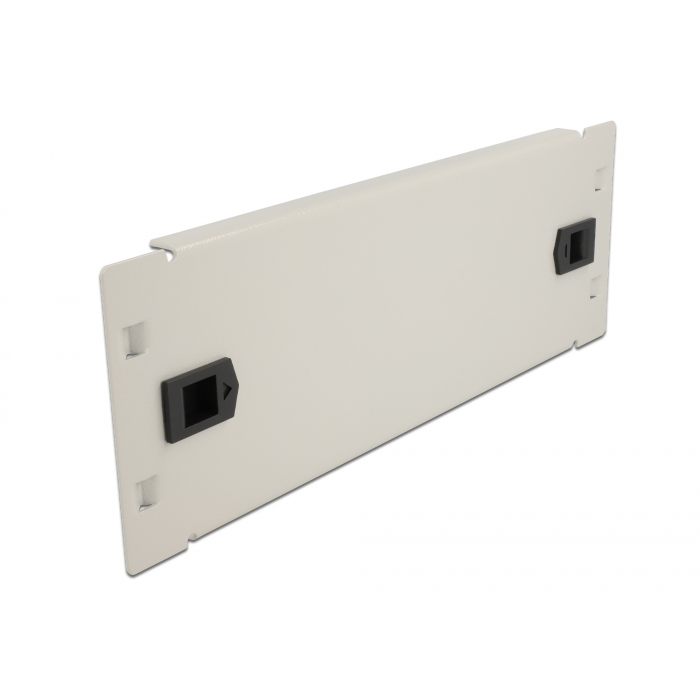 Delock 10 hálózati cabinet zárt fedéllel eszközmentes 2U szürke (66631) (66631)