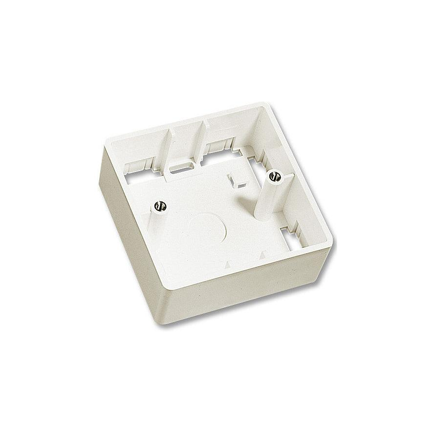 LINDY AufputzrahmenWanddose 1fach UK 86x86x47 mm weiss (60523)