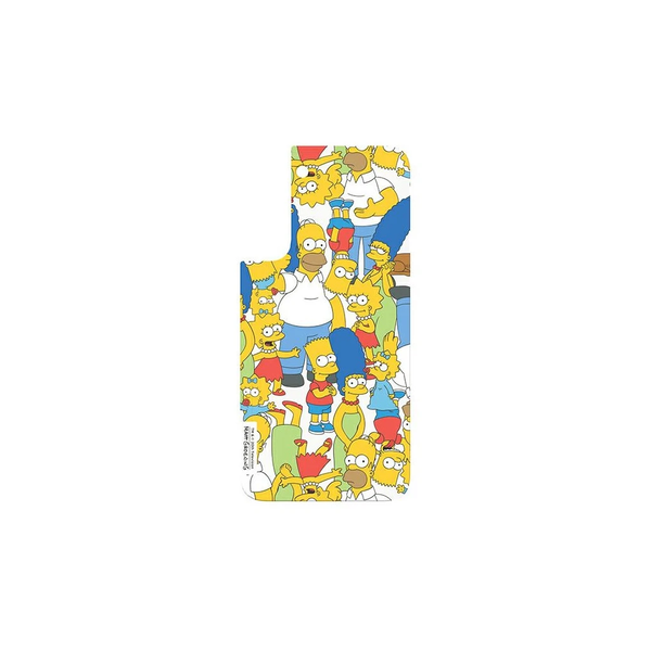 Panel Samsung GP-TOU021HOWYW keret tok Galaxy S22 készülékhez Simpsons Mix fehér
