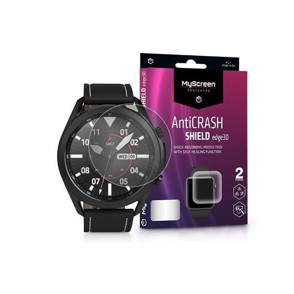 MyScreen Samsung Galaxy Watch 3 (45mm) ütésálló kijelzővédő fólia 2db (LA-1922) (LA-1922)