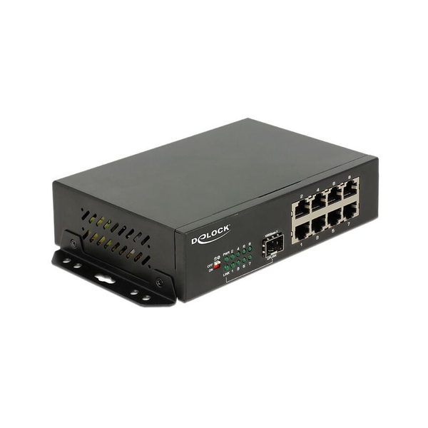 ADA Delock 87708 Gigabit Ethernet-kapcsoló, 8 port + 1 SFP