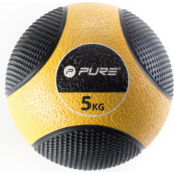 Pure2Improve Medicinlabda (5 kg) - Fekete/Sárga