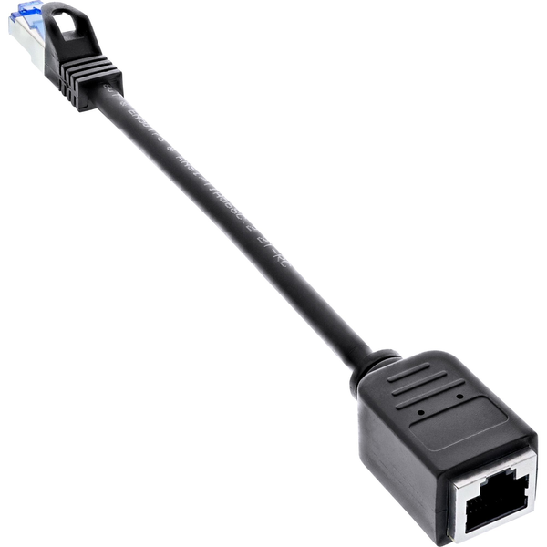 InLine 76501X cavo di rete Nero Cat6a S/FTP (S-STP)