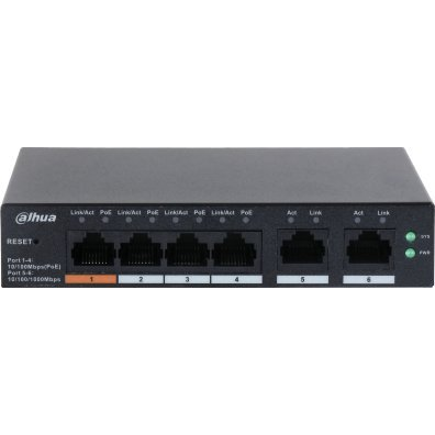 Dahua Technology DH-CS4226-24ET-375 Riadený L2 Gigabit Ethernet (10/100/1000) Podpora napájania cez Ethernet (PoE) Čierna