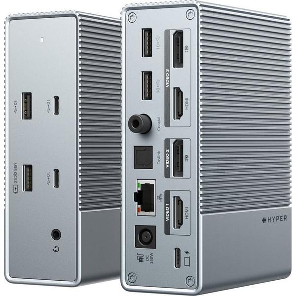 Targus HDG215-EUZ interface hub USB 3.2 Gen 2 (3.1 Gen 2) Type-C Zilver
