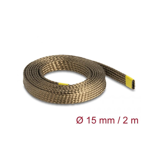 Delock Barna fonott öv bazalt szálakból 2 m x 15 mm