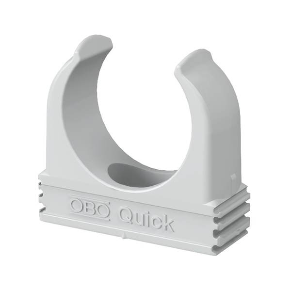 OBO 2955 M32 50db/csomag világosszürke quick rögzítőbilincs (2149022)