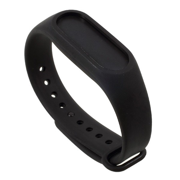 Gigapack Xiaomi MI Band 2 силиконова рамка, силиконова каишка, черен