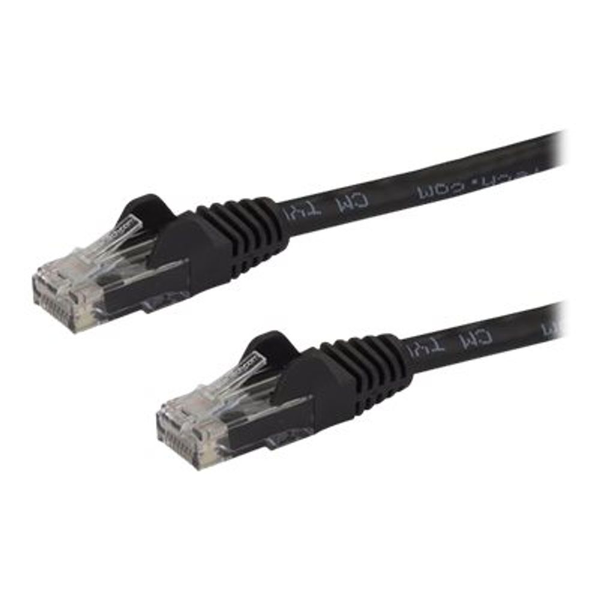 StarTech.com N6PATC2MBK netværkskabel Sort 2 m Cat6 U/UTP (UTP)
