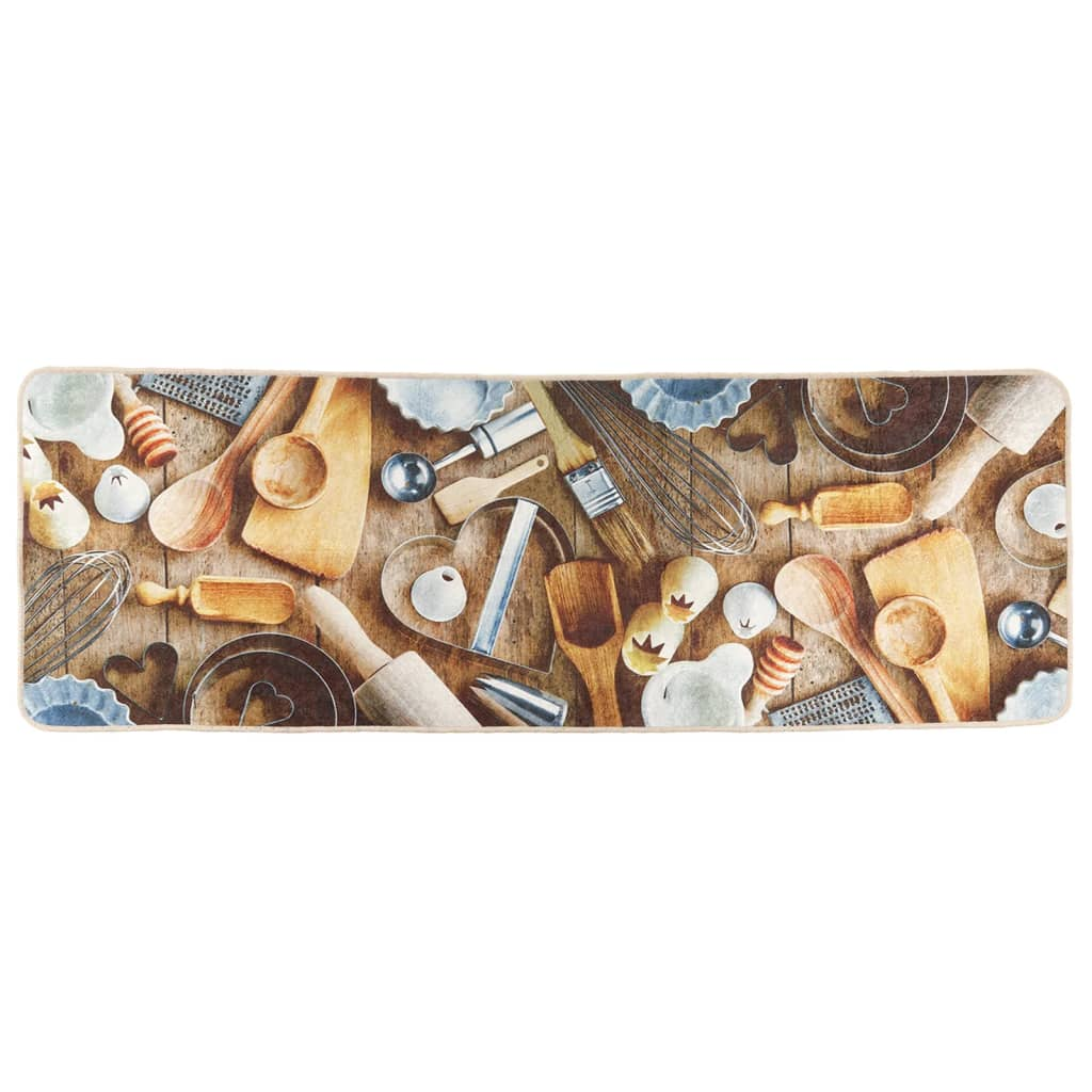 többszínű mosható csúszásgátló konyhaszőnyeg 60 x 180 cm (136628)