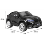 Ramiz BMW X6 XXL Elektromos autó - Fekete