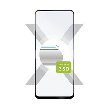 FIXED Full Cover 2,5D Motorola Moto G23 edzett üveg kijelzővédő fekete kerettel (FIXGFA-1118-BK)