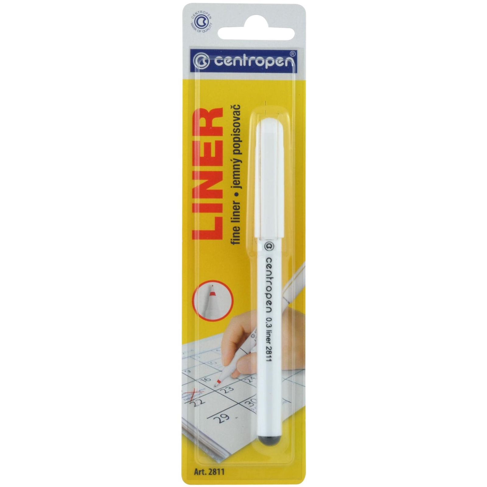 Centropen 2811 Liner, fekete (8595013629277)