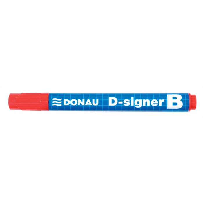 Donau D-signer B 2-4mm Táblamarker - Piros (7372001-04PL)