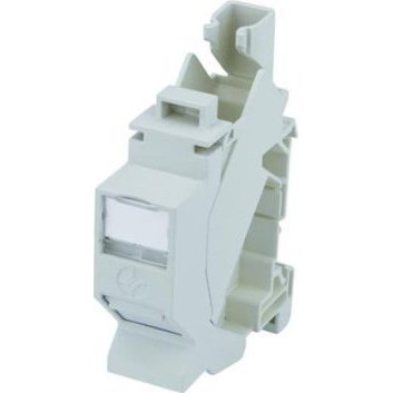 Telegärtner 100021379 Hordsín adapter Kalapsínes Szereletlen Élénk szürke (25.16.8580)