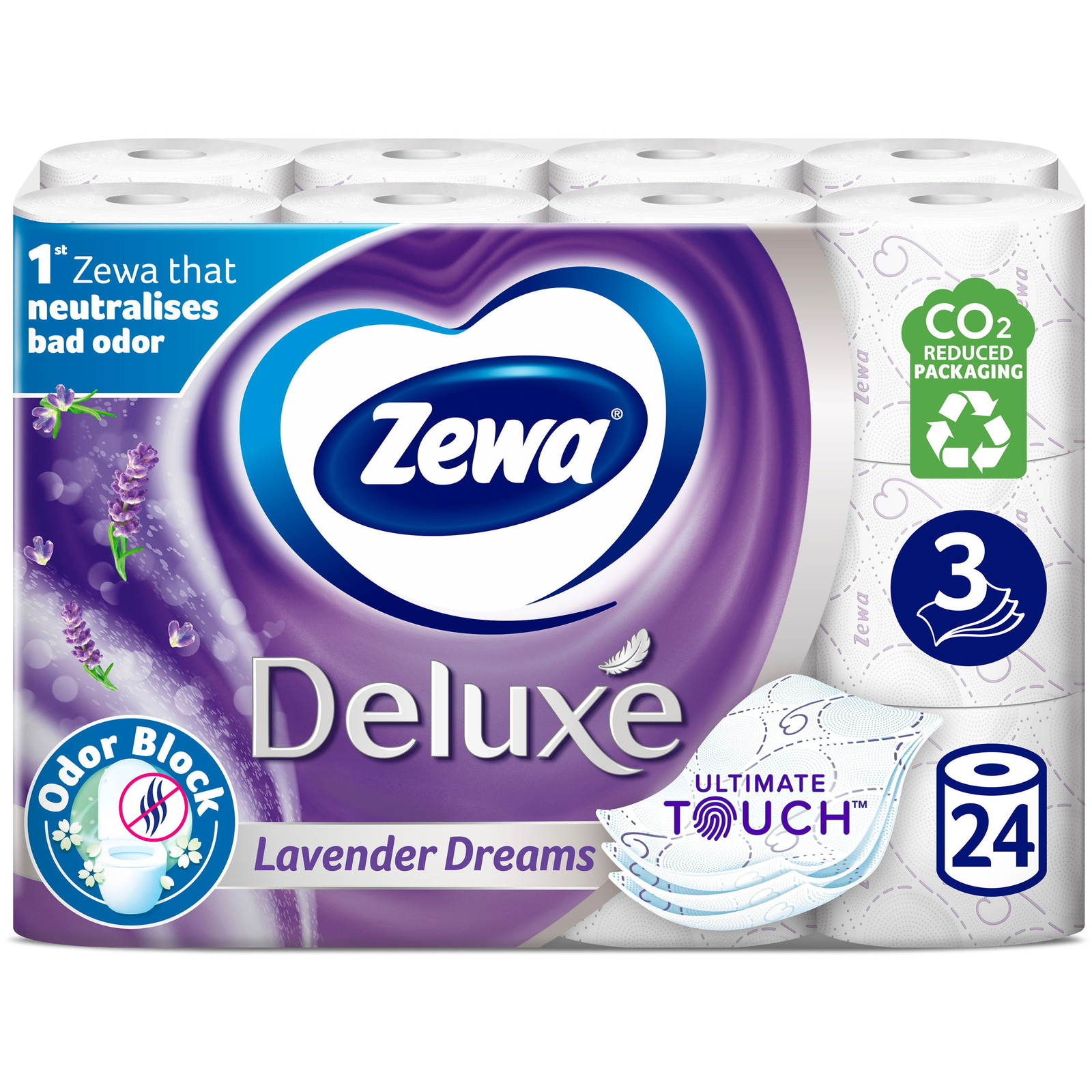 ZEWA Deluxe Lavender Dreams (24 tekercs) (7322541184944)