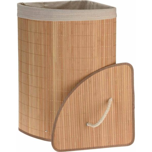 Cesto Para La Colada Esquinero Bambú Bathroom Solutions
