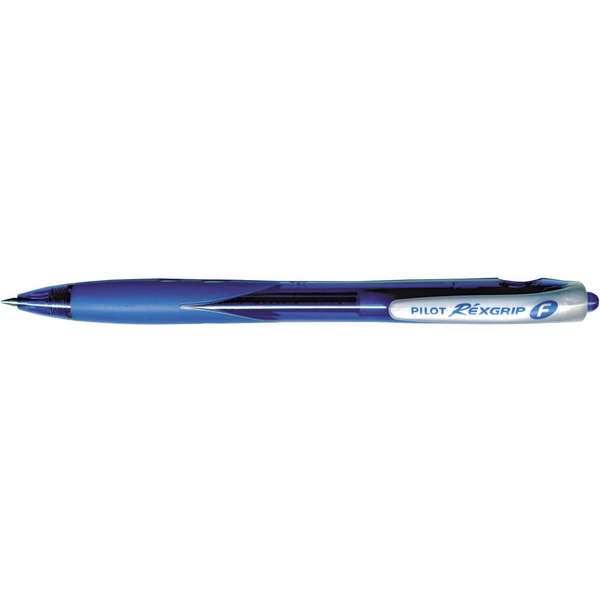 Propiska automatické PILOT Rexgrip modré s náplní 0,4 mm