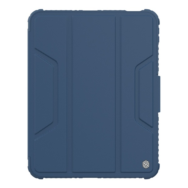 Nillkin BUMPER PRO szilikon telefonvédő (aktív FLIP, ütésállóság, asztali tartó) SÖTÉTKÉK Apple IPAD 11 (2025) / IPAD 10.9 (2022) (GP-170302)