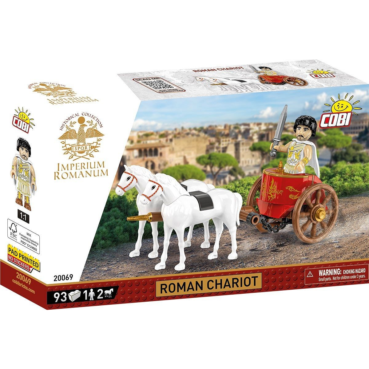 Cobi Imperium Romanum Római harci szekér 93 darabos építő készlet (COBI-20069)