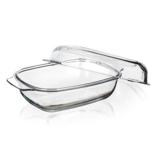 BANQUET Üvegtál fedéllel CASEO 5.7 l, négyzetes (A15980)