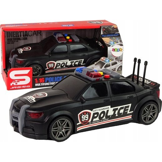 Sportautó Rendőrség 1:16 Fekete Hang 13600