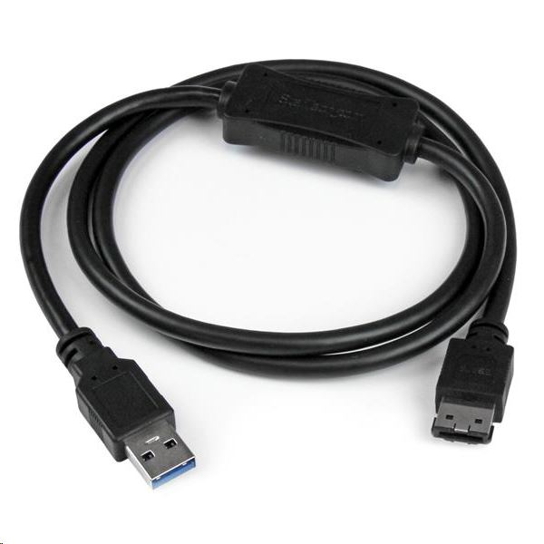 StarTech.com USB3S2ESATA3 USB kabel 0,9 m USB A Černá