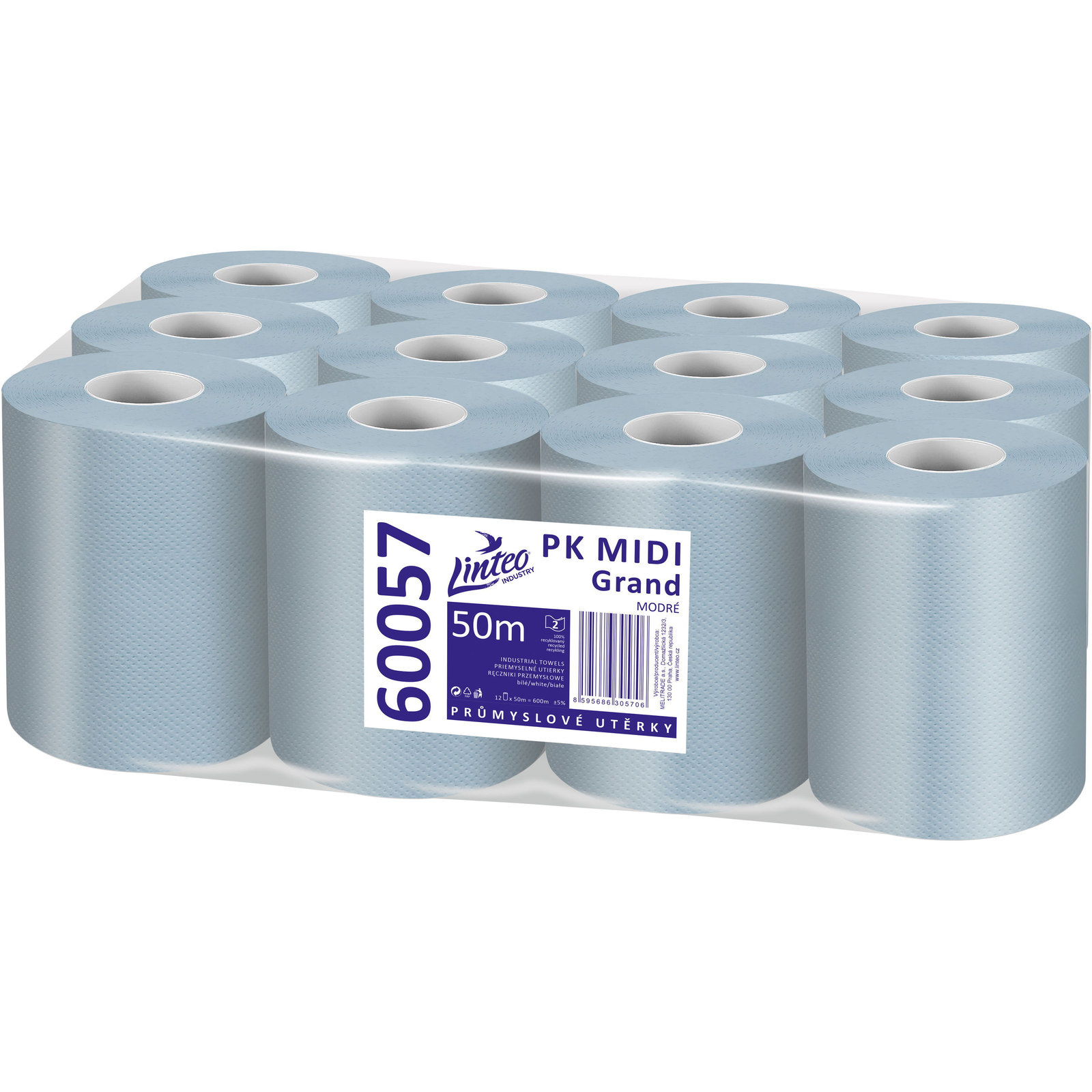 LINTEO PK MIDI Grand újrahasznosított 50 m, 12 db, kék (8595686305706)