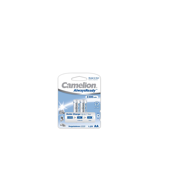 Camelion AA/HR6 2300 mAh AlwaysReady Ni-MH Újratölthető Ceruzaelem (2db/csomag)