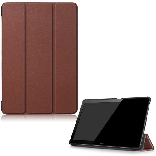 Huawei Mediapad T5 10 (10.1), mappa tok, Trifold, sötétbarna (G81094)