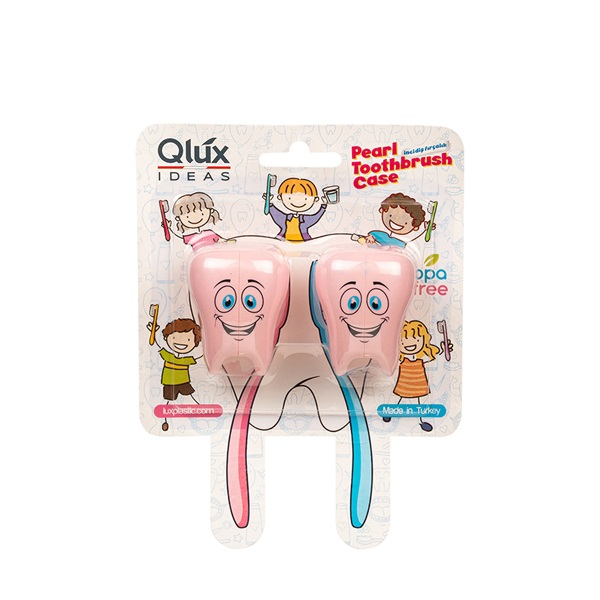 IRIS L-00600 Pearl fali fogkefetartó 2db, kék, rószaszín vagy sárga színű (L-00600)