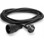 PRZEDŁUŻACZ SIECIOWY JEDNOGNIAZDOWY OGRODOWY SZNUR 5M CZARNY 16A 230V IP20