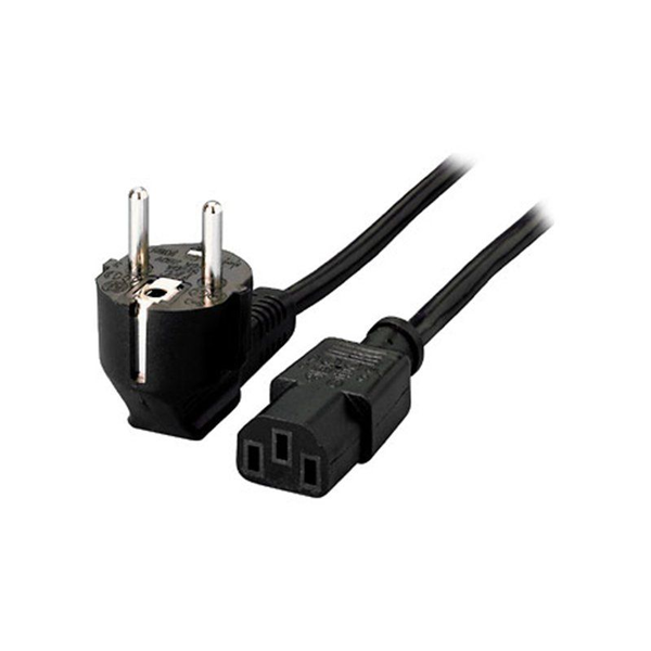 Equip 112120 câble électrique Noir 1,8 m Coupleur C13 CEE7/4
