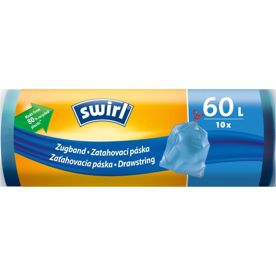 SWIRL Behúzható szemeteszsák 60 l 10 db (4008871215864)