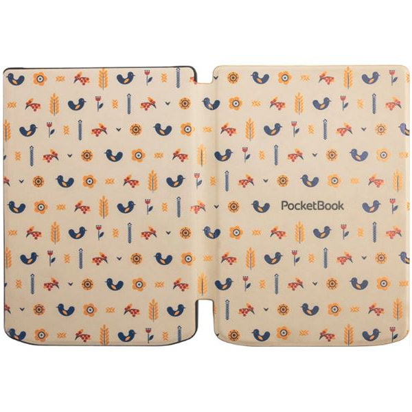 PocketBook PB629 és PB634 e-book tok madaras mintás (SH-634-BDP-WW) (SH-634-BDP-WW)
