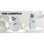 Husa de protectie Karl Lagerfeld IML Choupette Head Metal Frame MagSafe pentru iPhone 16 Pro Max, Transparent