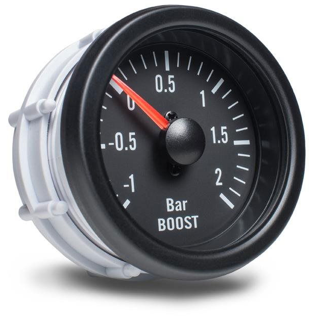 Auto Gauge - turbó nyomásmérő, fekete (AGTBO-12BAR)
