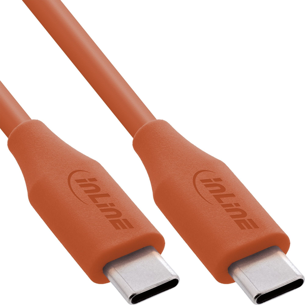 InLine 35892O USB-kabel USB 2.0 2 m USB C 0,48 Gbit/sek. 100 W Orange