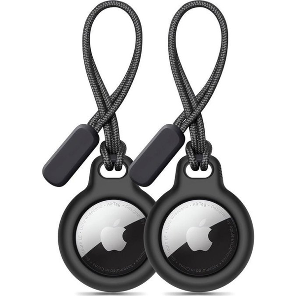 TECH-PROTECT ROUGH CHAIN 2-PACK APPLE AIRTAG BLACK