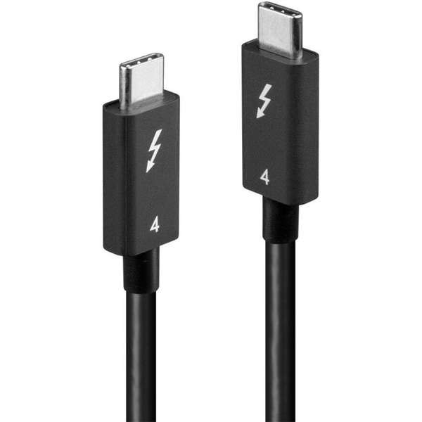 Lindy 31120 Thunderbolt kabel 1 m 40 Gbit/sek. Sort