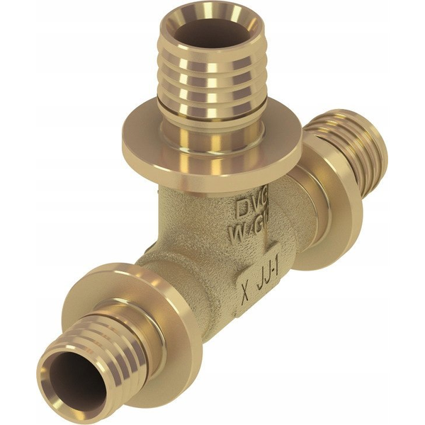  Tece Trójnik redukcyjny 16x20x16mm mosiądz - 710504