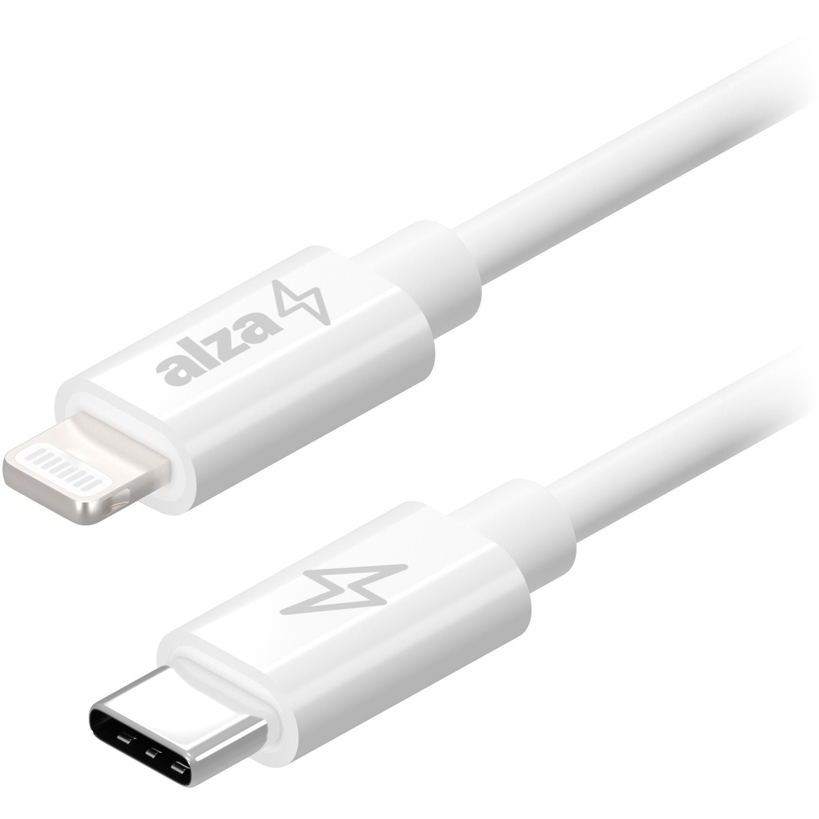 AlzaPower Core USB-C to Lightning MFi 1m, fehér (APW-CBMFI9411W)