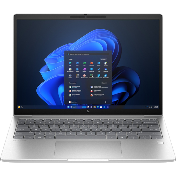 HP EliteBook 6 G1i AI PC Intel Core Ultra 5 225U Laptop 33,8 cm (13.3") Ekran dotykowy WUXGA 16 GB DDR5-SDRAM 512 GB SSD Wi-Fi 6E (802.11ax) Windows 11 Pro Srebrny