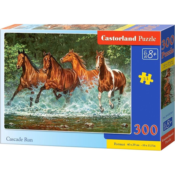 Castorland Cascade Run 300 pcs Puzzle 300 pz Animali
